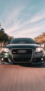 Movement,Traffic,Front View,Machine,Cars,Car,Audi