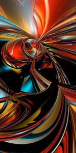 Multicolored,Abstract,Motley,Fractal,3D