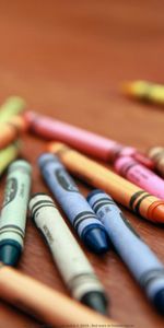 Les Crayons,Divers,Multicolore,Tableau,Table,Hétéroclite,Crayons