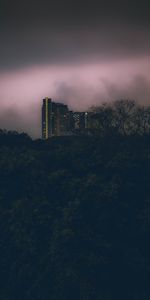 Nature,Clouds,Bush,Building,Mainly Cloudy,Overcast