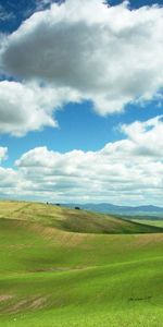 Nature,Clouds,Greens,Calmness,Tranquillity,Plain,Fields