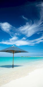 Nature,Clouds,Horizon,Shore,Bank,Tropics,Ocean,Umbrella