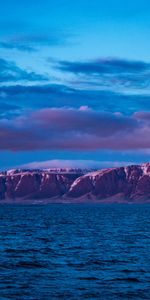 Naturaleza,Nubes,Montaña,Islandia,Púrpura,Mar,Morado