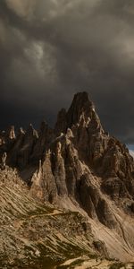 Nature,Clouds,Rocks,Vertex,Tops,Slope,Stones