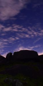 Nature,Clouds,Starry Sky,Hill,Sky