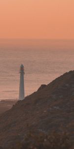 Nature,Coast,Dusk,Lighthouse,Twilight,Fog