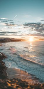 Côte,Nature,Plage,Mer,Coucher De Soleil,Paysage