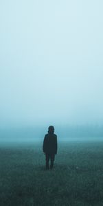 Nature,Field,Human,Person,Fog