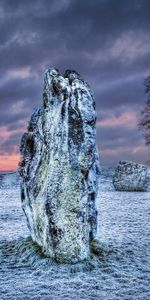 Nature,Field,Wiltshire,Snow,Stones,United Kingdom,Great Britain