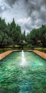 Nature,Fountain,Colors,Color,Mainly Cloudy,Overcast,Paints,Forest,Pool