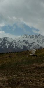 Nature,Grass,Armchair,Lawn,Mountains