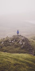 Herbe,Brouillard,Humain,Seule,Personne,Nature,Solitude,Solitaire