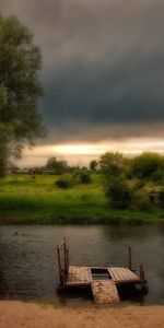 Nature,Grass,Hdr,Rivers,Pier