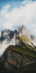 Naturaleza,Montañas,Nubes,Las Rocas,Rocas,Cuesta,Pendiente,Hierba