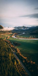 Paisaje,Naturaleza,Ríos,Hierba,Montañas,Bosque,Camino