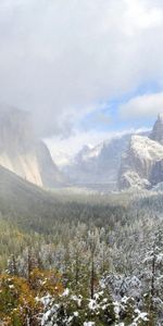 Nature,Grass,Mountains,Snow,Valley