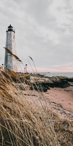 Nature,Grass,Sea,Building,Coast,Lighthouse