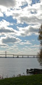 Naturaleza,Hierba,Cielo,Ríos,Puente