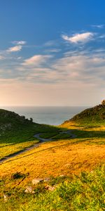 Nature,Grass,Sky,Exmoor,Somerset,Hdr