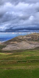 Herbe,Moulins,Moulin,Nature,Sky,Mer