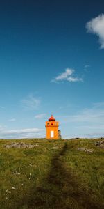 Nature,Grass,Stones,Building,Path,Lighthouse