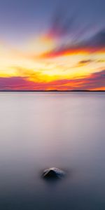 Naturaleza,Puesta Del Sol,Horizonte,Lago,Tranquilo,Paisaje,Calma