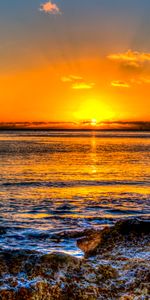 Nature,Horizon,Surfer,Hawaï,Le Surf,Océan,Hawaii,Coucher De Soleil,Mer