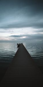 Noche,Horizonte,Atracar,Naturaleza,Mar,Muelle