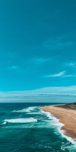 Naturaleza,Mar,Ondas,Arena,Horizonte,Costa