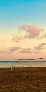 Nature,Horizon,Volleyball Net,Sea,Volleyball,Beach