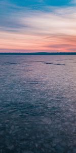 Nature,Lake,Frozen,Sunset,Ice,Landscape