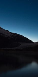 Lac,Nuit,Montagnes,Nature