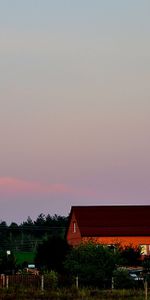 Nature,Lune,Paysage,Maisons