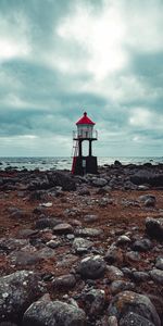 Nature,Morceaux,Cubes,Côte,Phare