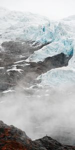 Nature,Mountain,Glacier,Landscape,Fog