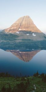 Nature,Mountain,Top,Lake,Reflection,Vertex