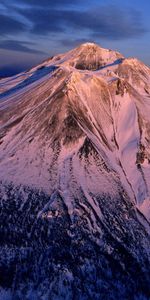 Naturaleza,Nieve,Montaña,Arriba,California,Volcán,Dormido,Vértice