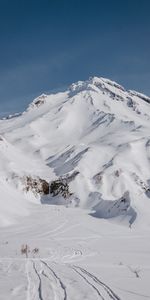 Nature,Mountain,Vertex,Top,Snow Covered,Snowbound,Slope,Volcanic