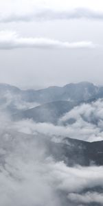 Nuages,Brouillard,Nature,Montagnes