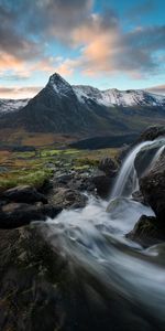 Nature,Mountains,Creek,Brook,Water,Waterfall,Landscape