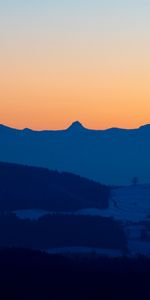 Nature,Vallée,Montagnes,Crépuscule,Paysage,Sombre