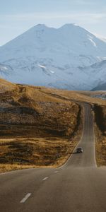 Nature,Mountains,Hills,Snow Covered,Snowbound,Snow,Road