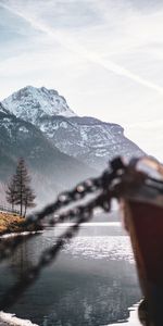 Nature,Mountains,Lake,Shore,Bank,Boat,Landscape