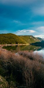 Les Collines,Collines,Nature,Montagnes,Banque,Lac,Rive,Paysage