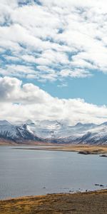 Lago,Montañas,Nieve,Naturaleza