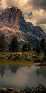 Arbres,Nature,Montagnes,Lac,Paysage