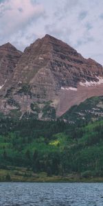 United States,Озеро,Maroon Bells,Горы,Природа