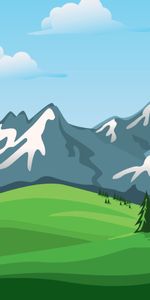 Nature,Mountains,Landscape,Vector