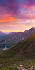 Montagnes,Révision,Aperçu,Nature,Coucher De Soleil,Paysage