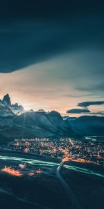 Nature,Mountains,Patagonia,Los Glaciares,Los Glyares,Village,National Park